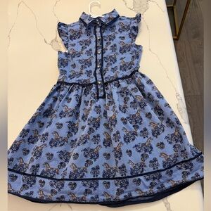Janie and Jack blue Floral Kids Dress